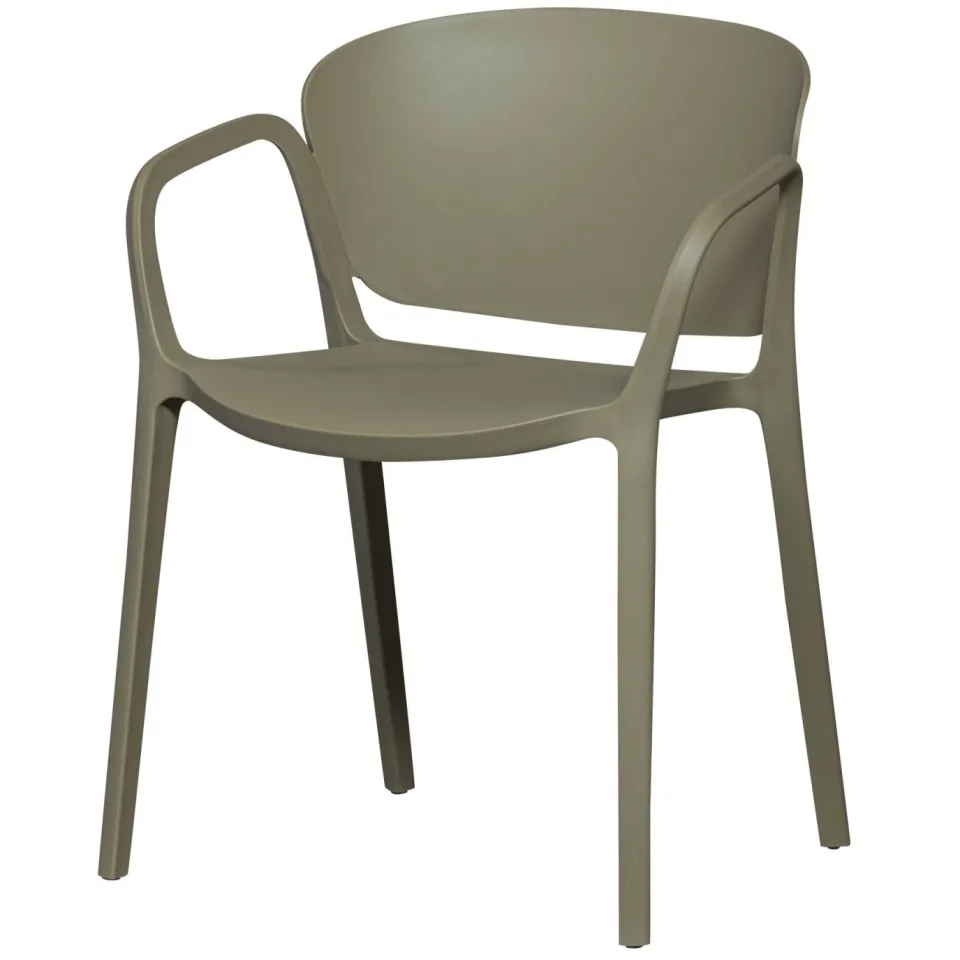 WOOOD Bent tuinstoelen groen, foto 4