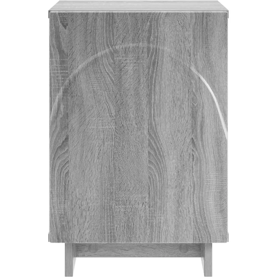 vidaXL Nachtkastje Grijs Sonoma 33,5 x 34,5 x 50 cm Bewerkt hout, foto 4