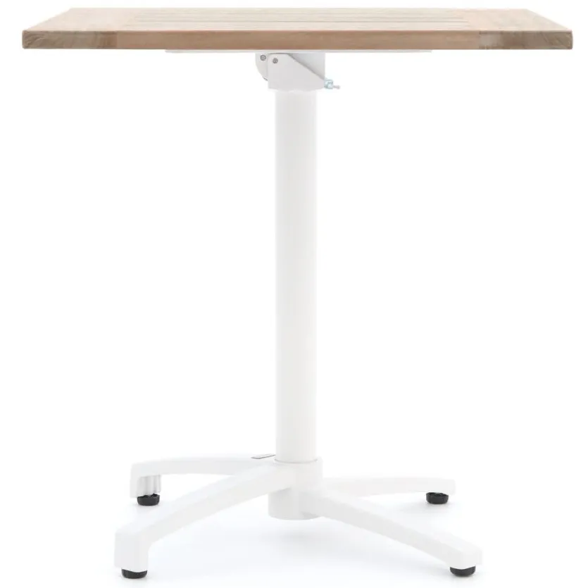 Bellagio tuinmeubelen Bellagio Canzo klaptafel 70x70x75cm Wit