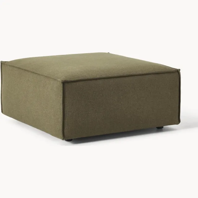 Westwing Collection Voetenbank Lennon groen