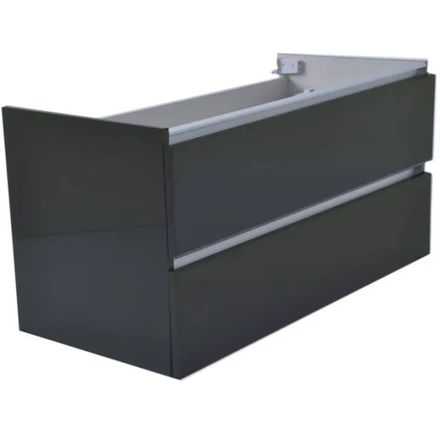 Aqua Splash Luna onderkast 100x47 hoogglans grijs