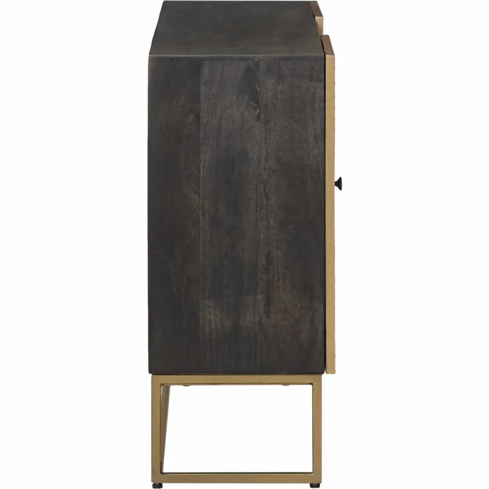 vidaXL Dressoir Koper 105 x 30 x 70 cm messing, foto 4