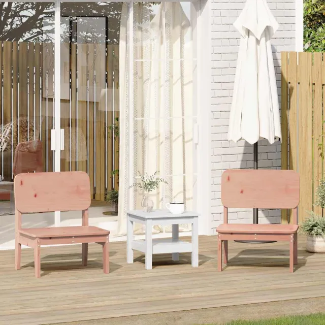 vidaXL Tuinstoelen 2 st 60x52,5x72 cm massief douglashout Bruin