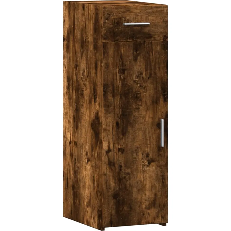 vidaXL Dressoir 30x42,5x93 cm bewerkt hout gerookt eikenkleurig, foto 3