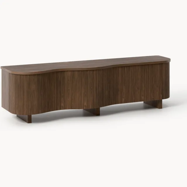 Westwing Collection Tv-meubel Soley Bruin