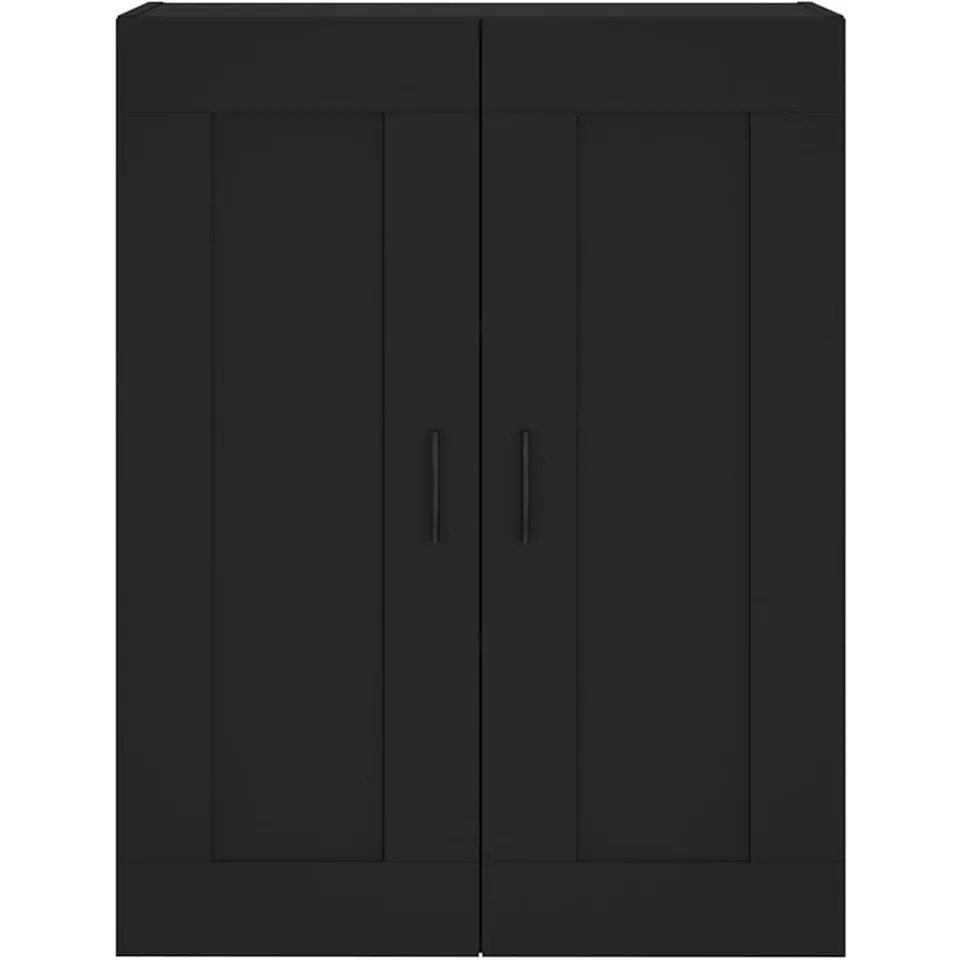vidaXL Wandkast 69,5x34x90 cm bewerkt hout zwart, foto 4