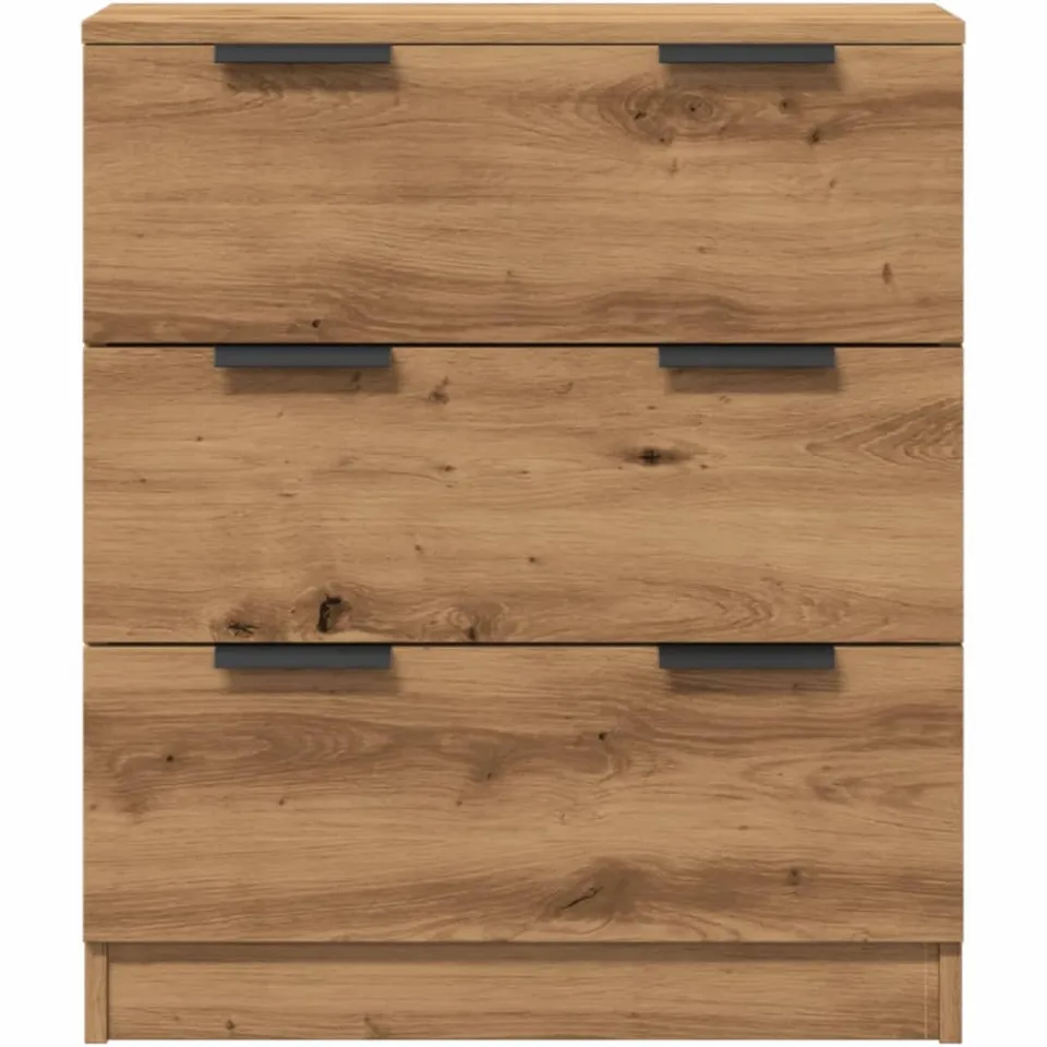 vidaXL Dressoir 60x30x70 cm bewerkt hout artisan eikenkleurig, foto 4