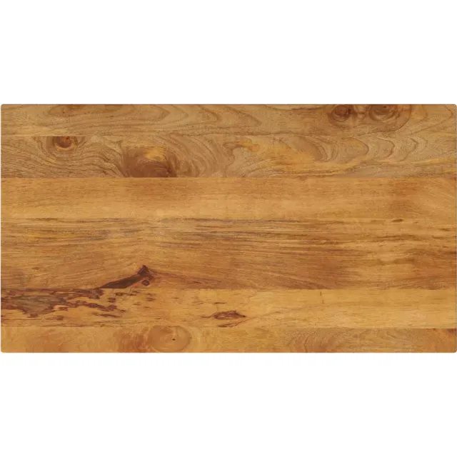 vidaXL Tafelblad rechthoekig 100x60x2,5 cm massief mangohout Bruin