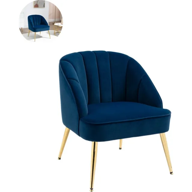 GranMaison Fauteuil - Relaxzetel - Relaxstoel - Relaxfauteuil - Stoel - Voor één Persoon - Blauw