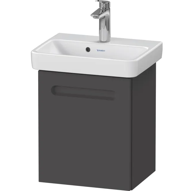 Duravit No.1 wastafelonderkast met deur links mat grafiet