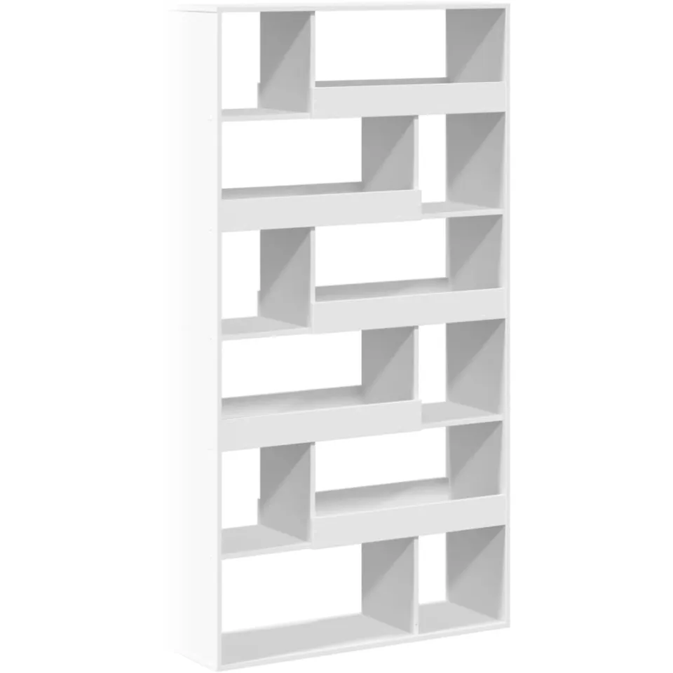 vidaXL Boekenkast 100x33x187,5 cm bewerkt hout wit, foto 3