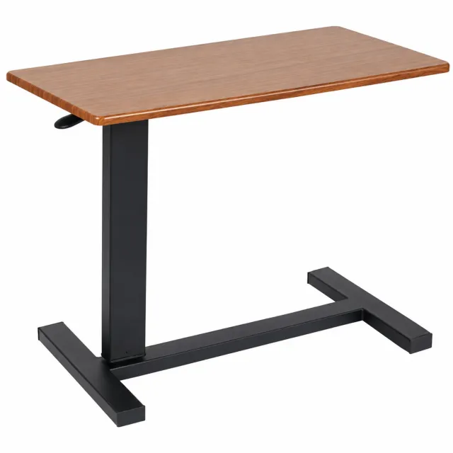Sellino Laptop tafel - Bedtafel - Stijlvolle Verstelbare Bijzettafel - Modern Design met Wielen & Opbergruimte - 80 x 40 cm Bruin