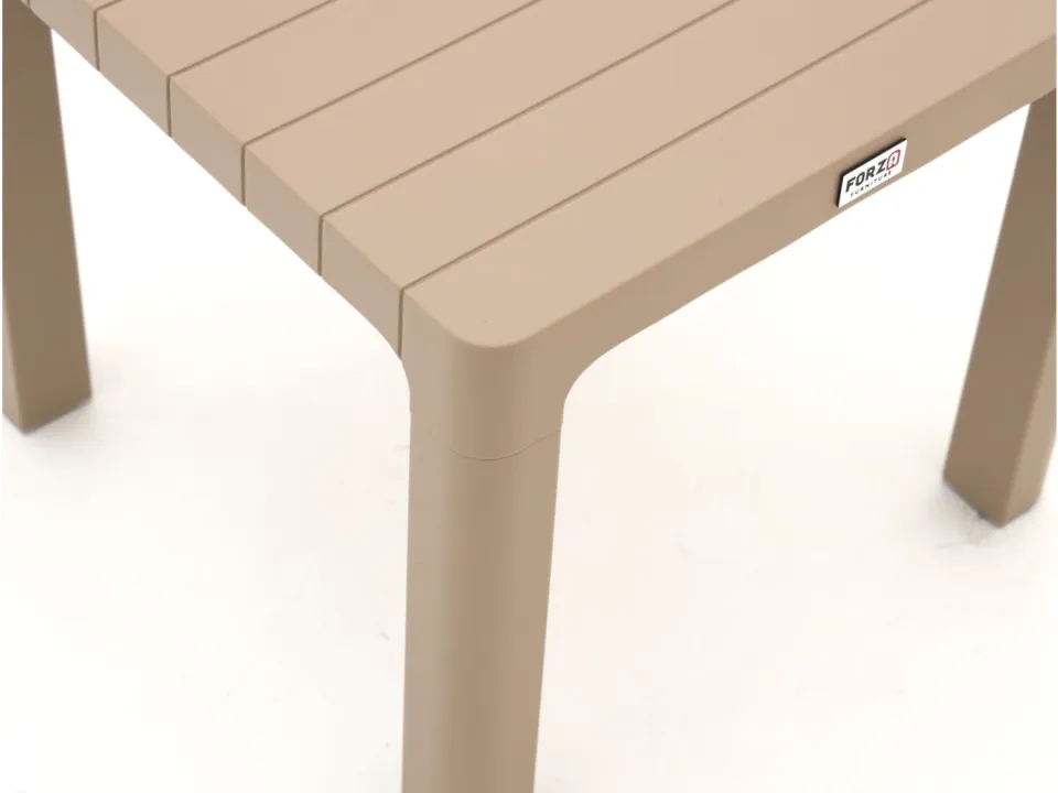 Forza Furniture Forza Russi bijzet tuintafel 45x45x40cm taupe, foto 4