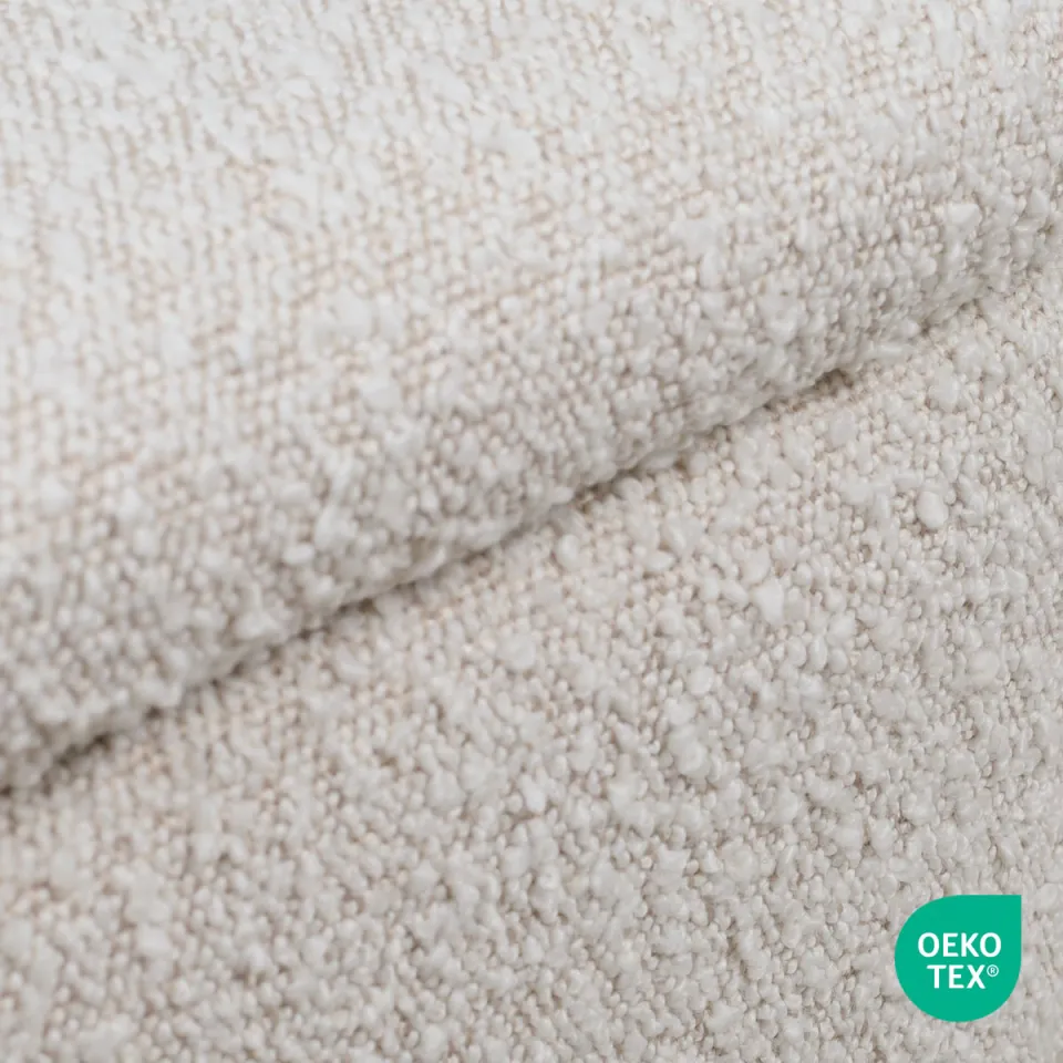 Nolon Nout-Mare bureaustoel bouclé beige - zwart onderstel, foto 4
