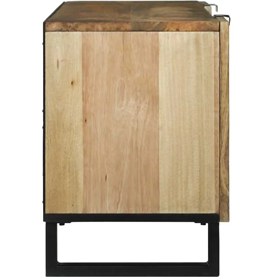 vidaXL TV Eenheden 105 x 33 x 46 cm Bruin Bewerkt hout, foto 4