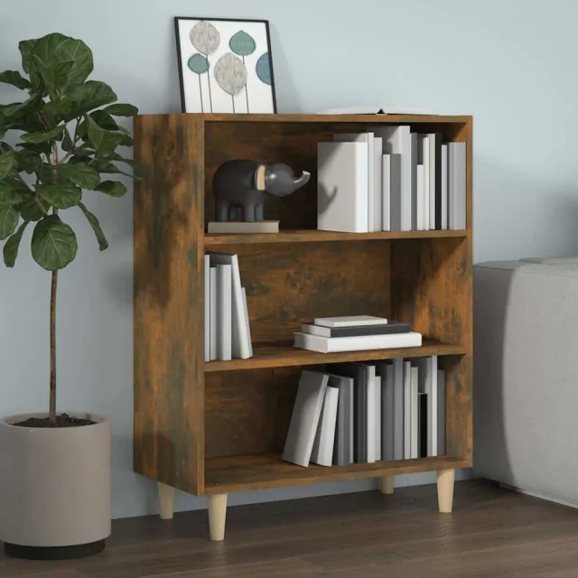 vidaXL Dressoir 69,5x32,5x90 cm bewerkt hout gerookt eikenkleurig, foto 2