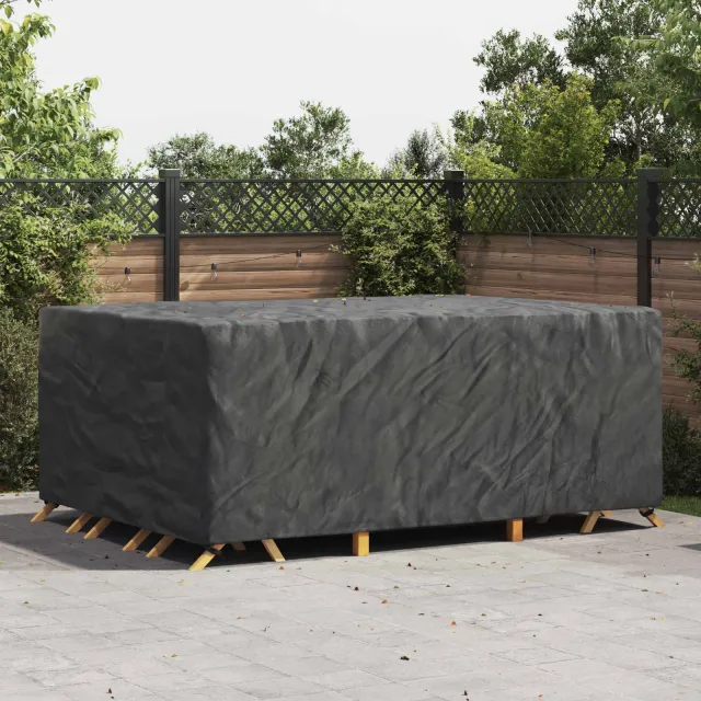 vidaXL Meubelhoes Effen Zwart 280 x 204 x 106 cm