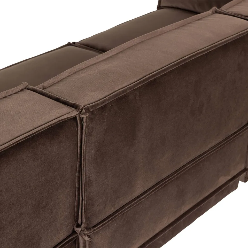 WOOOD Manu Chaise Longue Bank - Grove Chenille - Naturel - 73x286x160, foto 7