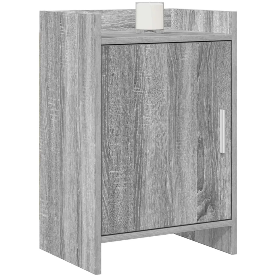 vidaXL Nachtkastjes Grijs Sonoma 40 x 30 x 60 cm Bewerkt hout