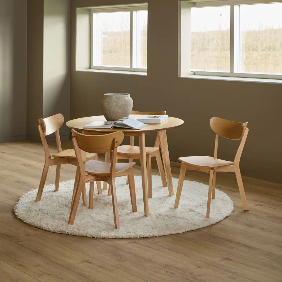 Lisomme Jade houten eetkamerstoel naturel, foto 3