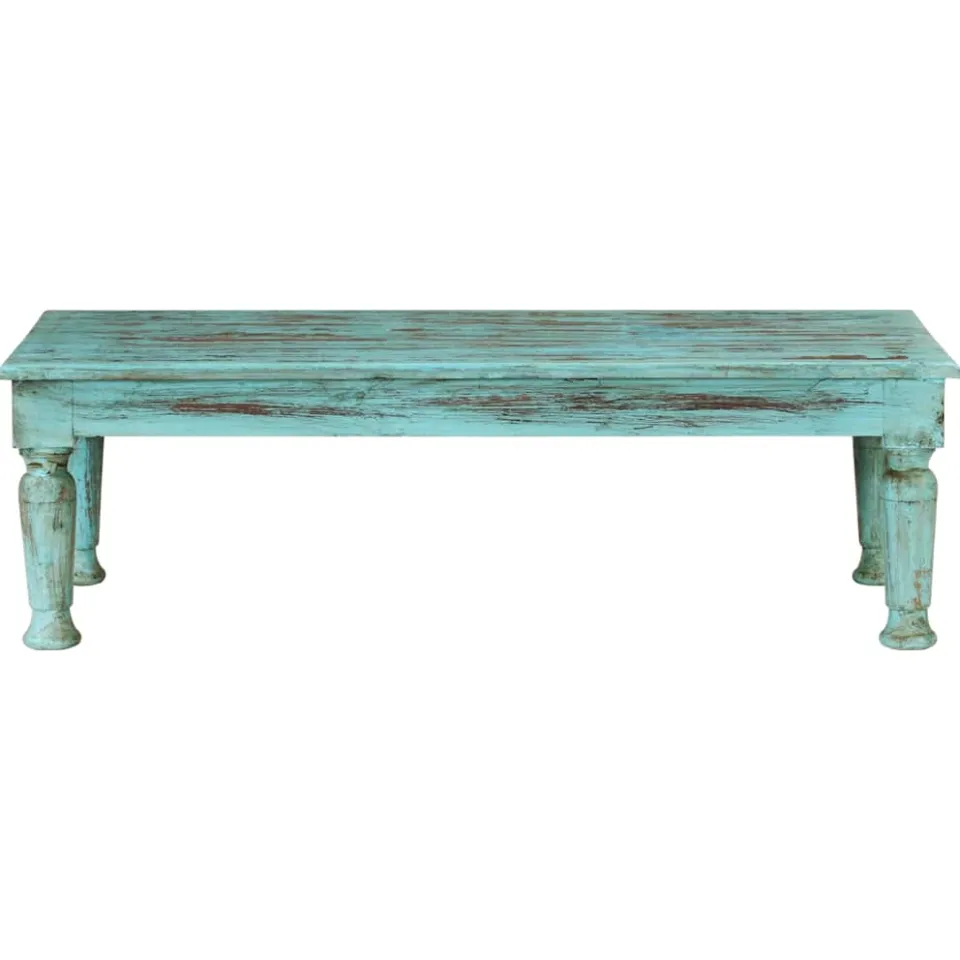 vidaXL Salontafel 110x50x34 cm massief gerecycled hout Meerkleurig