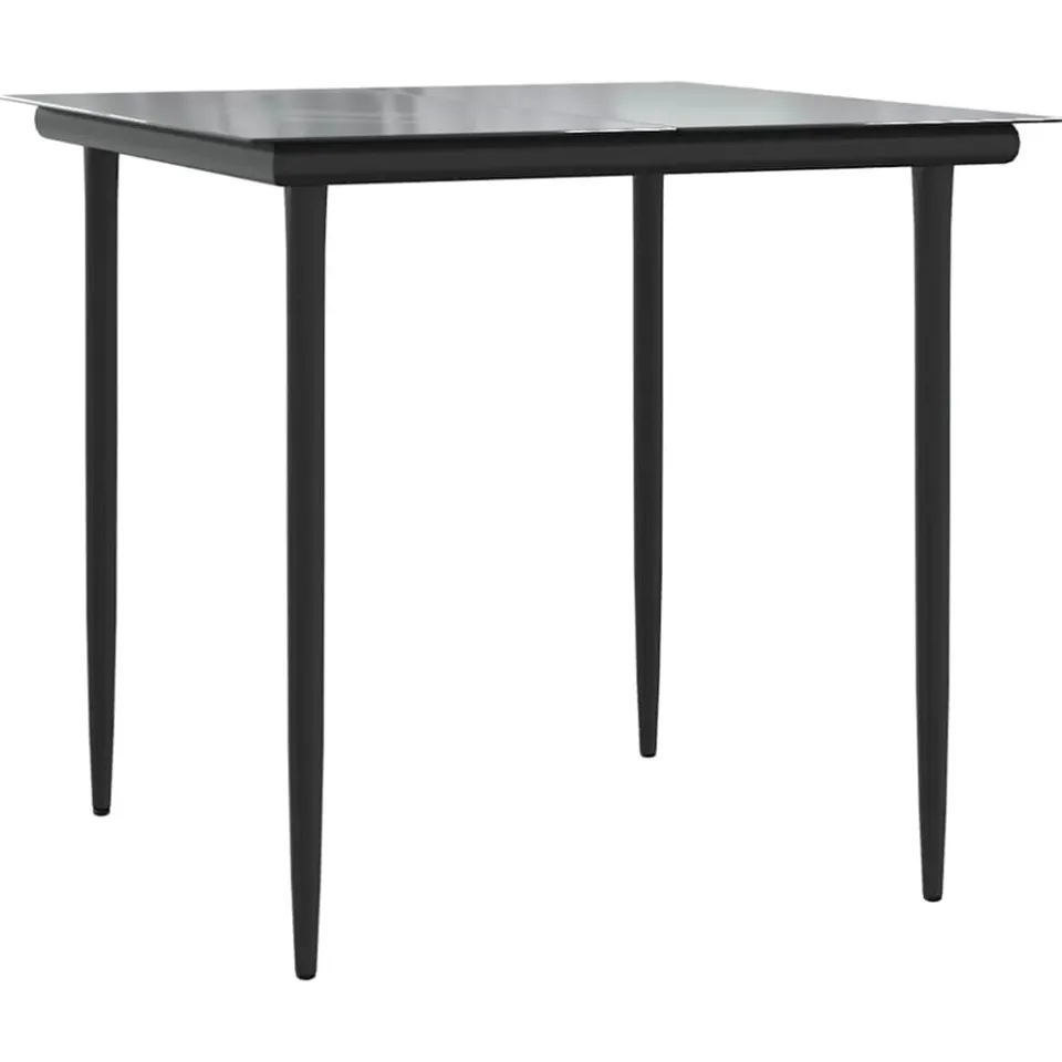 vidaXL 3-delige Bistroset met kussens poly rattan grijs, foto 4