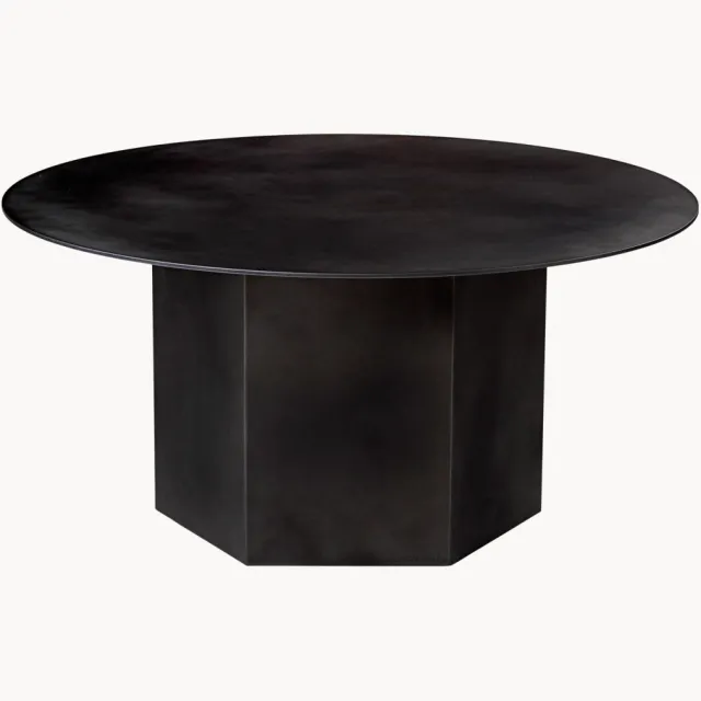 GUBI Ronde salontafel Epic Zwart