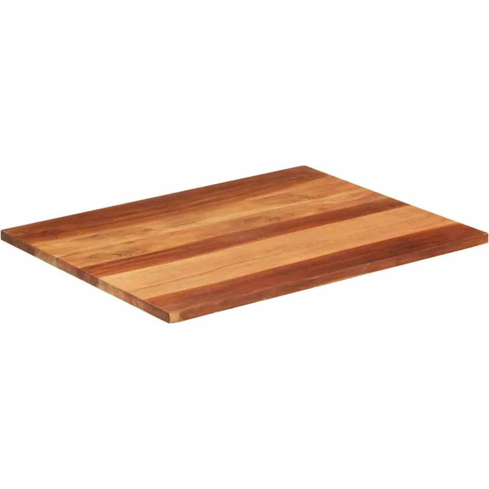 vidaXL Tafelblad 25-27 mm 70x90 cm massief acaciahout Bruin