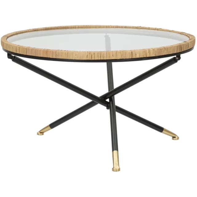 Mauro Ferretti Salontafel Tavolo Da Caffe' Saint Barth Rotondo Ø 80×46,5 cm Multicolor