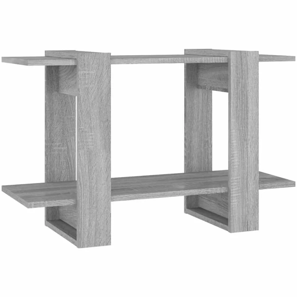 vidaXL Boekenkast/kamerscherm 80x30x51 cm grijs sonoma eikenkleurig