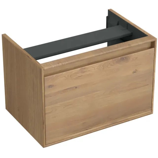Forzalaqua Onderkast Forzalaqua Reno 59.5x39.5x40 Cm 1 La Softclose Eiken Oyster Bruin