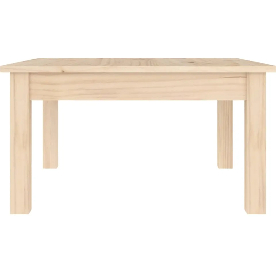 vidaXL Salontafel 55x55x30 cm massief grenenhout Bruin