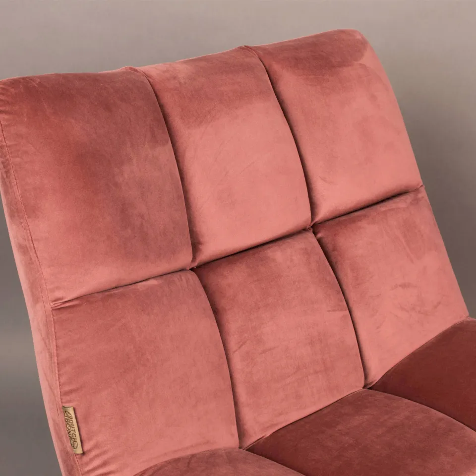 Dutchbone fauteuil Bar Lounge oudroze, foto 6