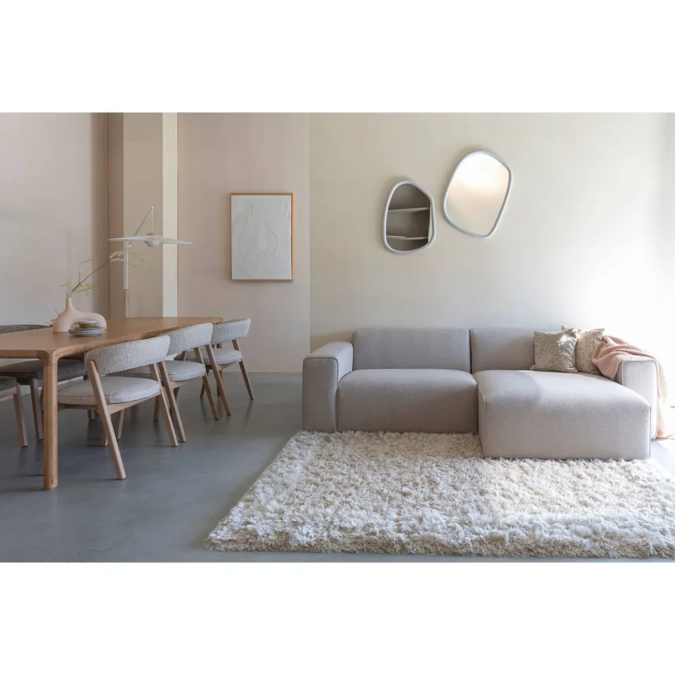 Zuiver hoekbank rechts Sofa Milka - cappuccino, foto 3