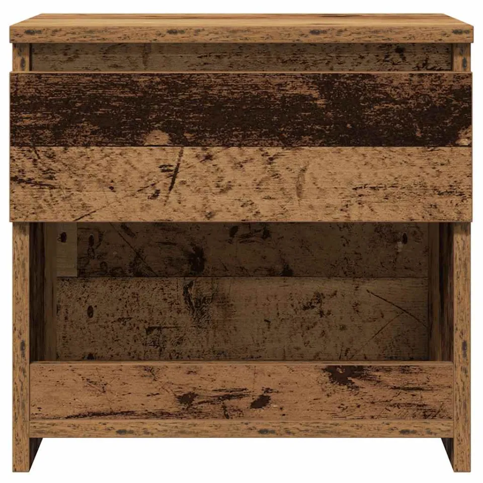 vidaXL Nachtkastjes 2 st 40x30x39 cm bewerkt hout oud houtkleurig bruin, foto 4