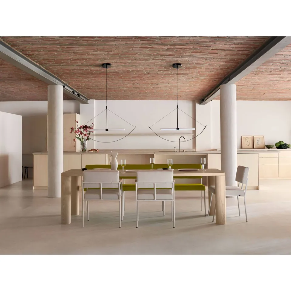 FÉST rechthoekige houten eettafel Harvey 220x90 cm - naturel, foto 3