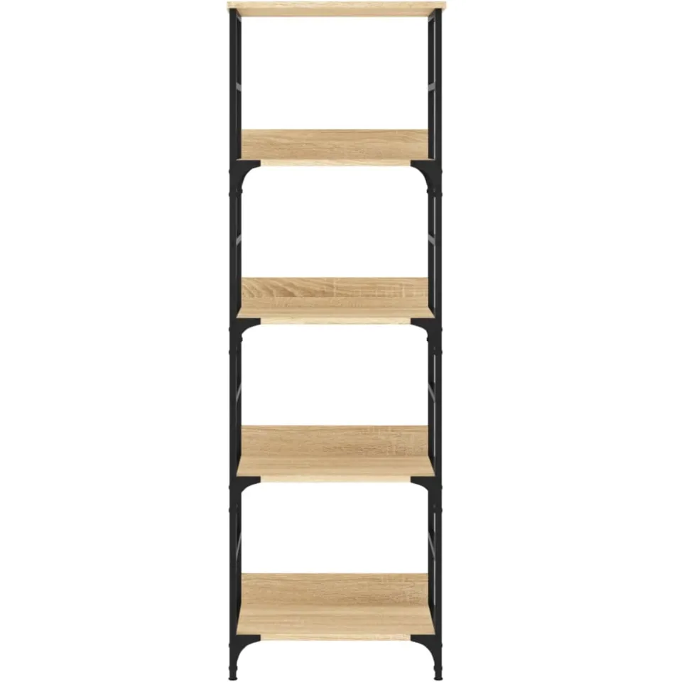 vidaXL Boekenrek 50x33x153 cm bewerkt hout sonoma eikenkleurig