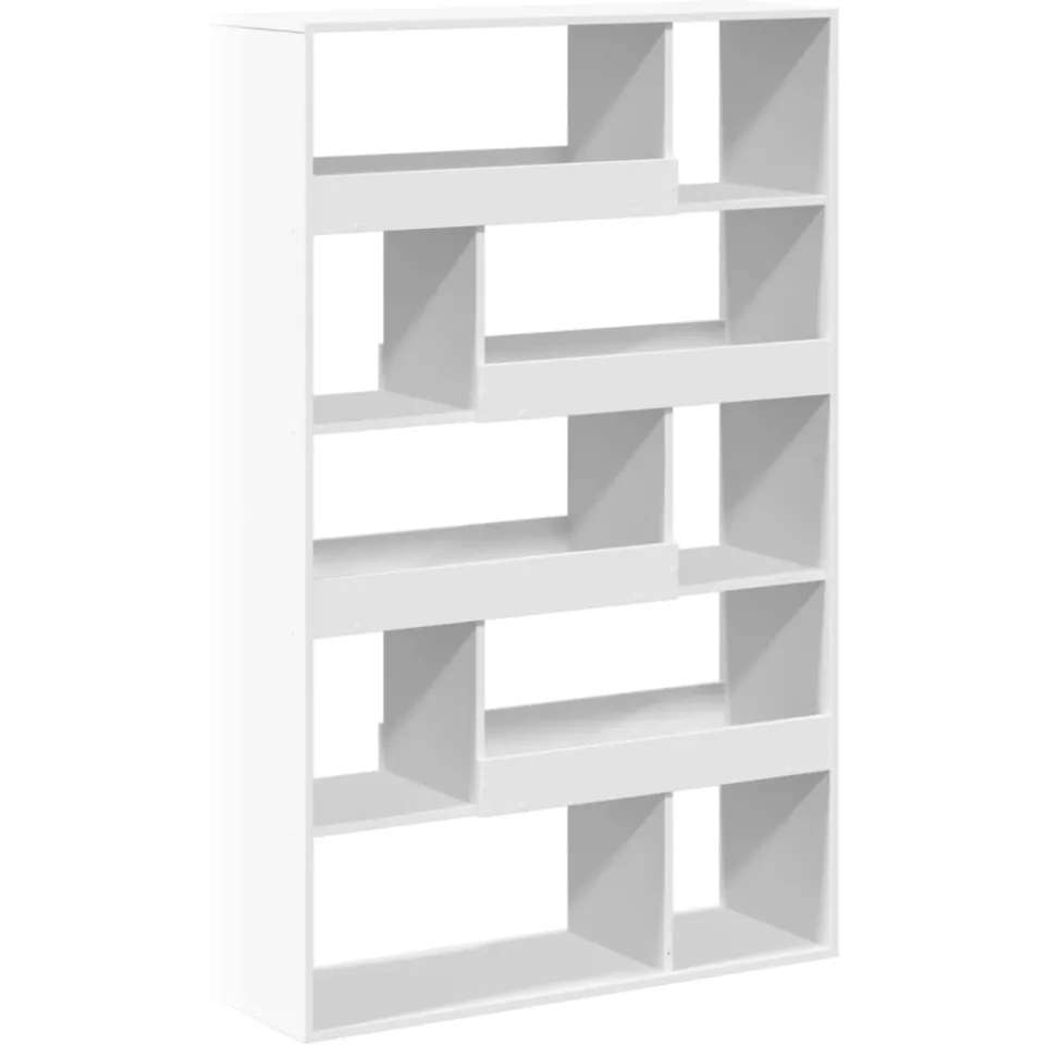 vidaXL Kamerscherm 100x33x156,5 cm bewerkt hout wit, foto 4