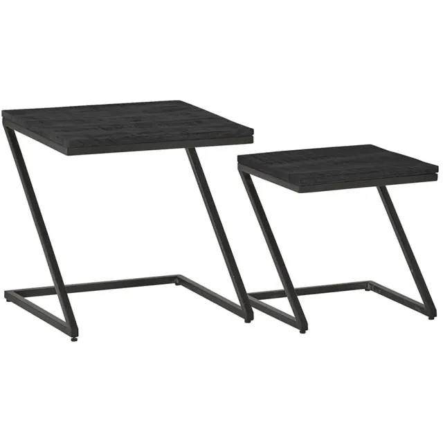salontafelset Sisaket Z-vormig zwart