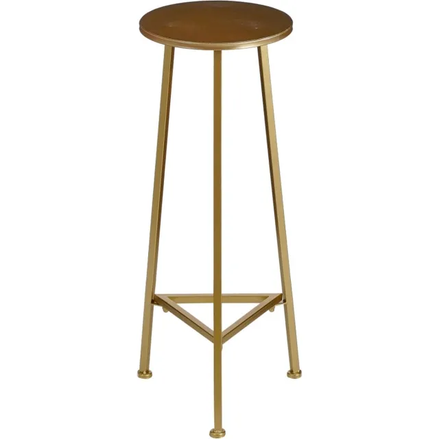 Mica Decorations Jill Plantentafel - 30x30x80 cm - Ijzer - Goud