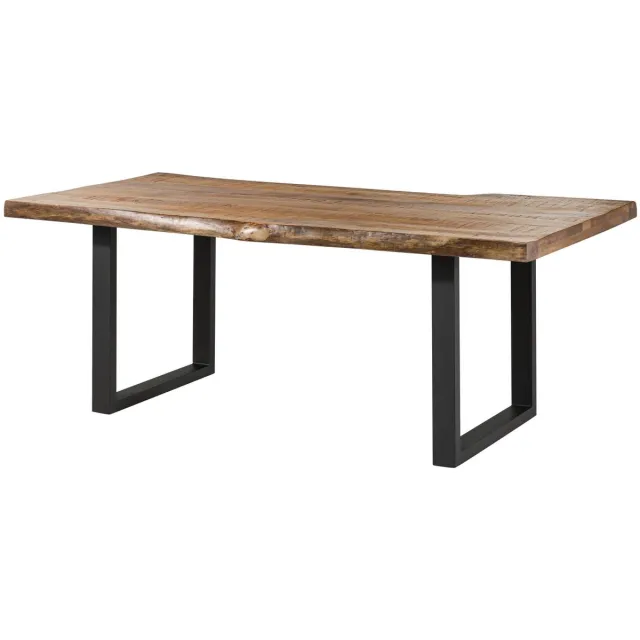 MASSIVMOEBEL24 .DE FREEFORM eettafel blank gelakt massief hout mango 220x100x77 cm (BxTxH)