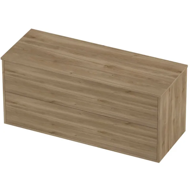 Proline Deck Badmeubelset Voor Grepen Symmetrisch Kader 2 Laden 120x46x54 cm Cider Oak Eiken
