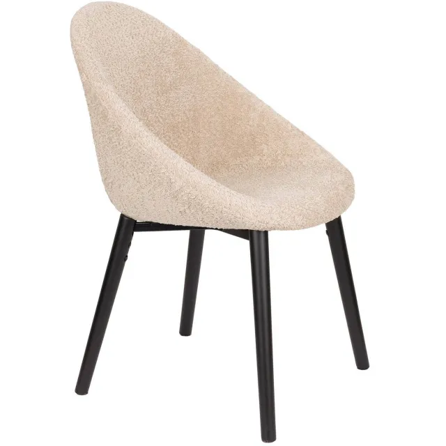 Dutchbone Fenna eetkamerstoel beige