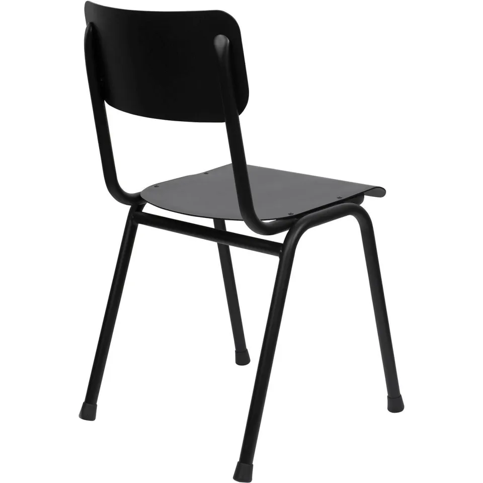 Zuiver Back to School tuinstoel zwart, foto 4