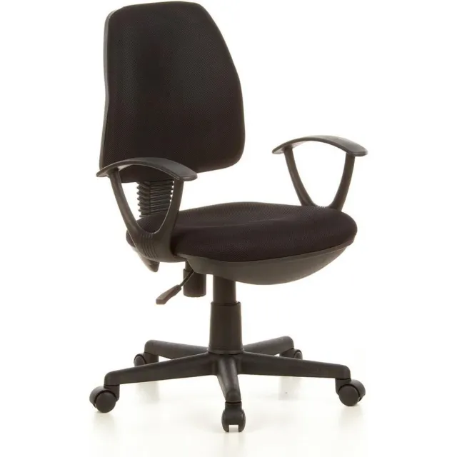 hjh office CITY 10- Bureaustoel - Stof - zwart