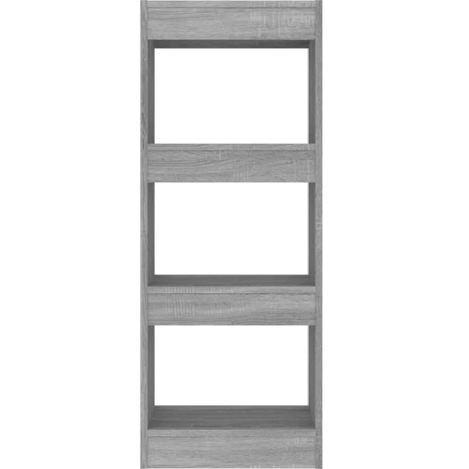 vidaXL Boekenkast/kamerscherm 40x30x103 cm bewerkt hout grijs sonoma, foto 4