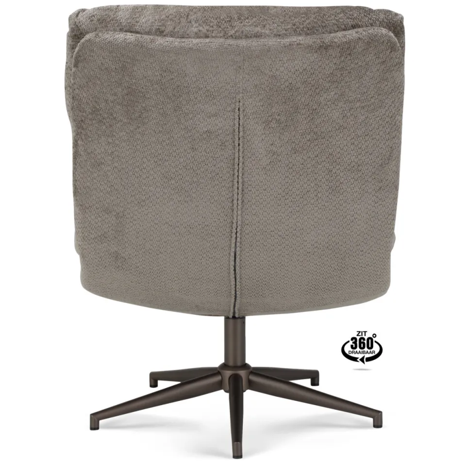 Wehkamp Home Fauteuil Lela taupe, foto 5