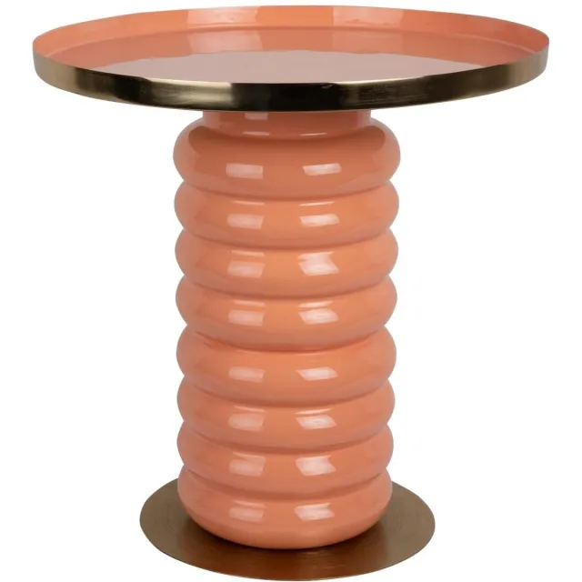Leitmotiv Bijzettafel Ruby - Oranje - Ø41cm - Scandinavisch