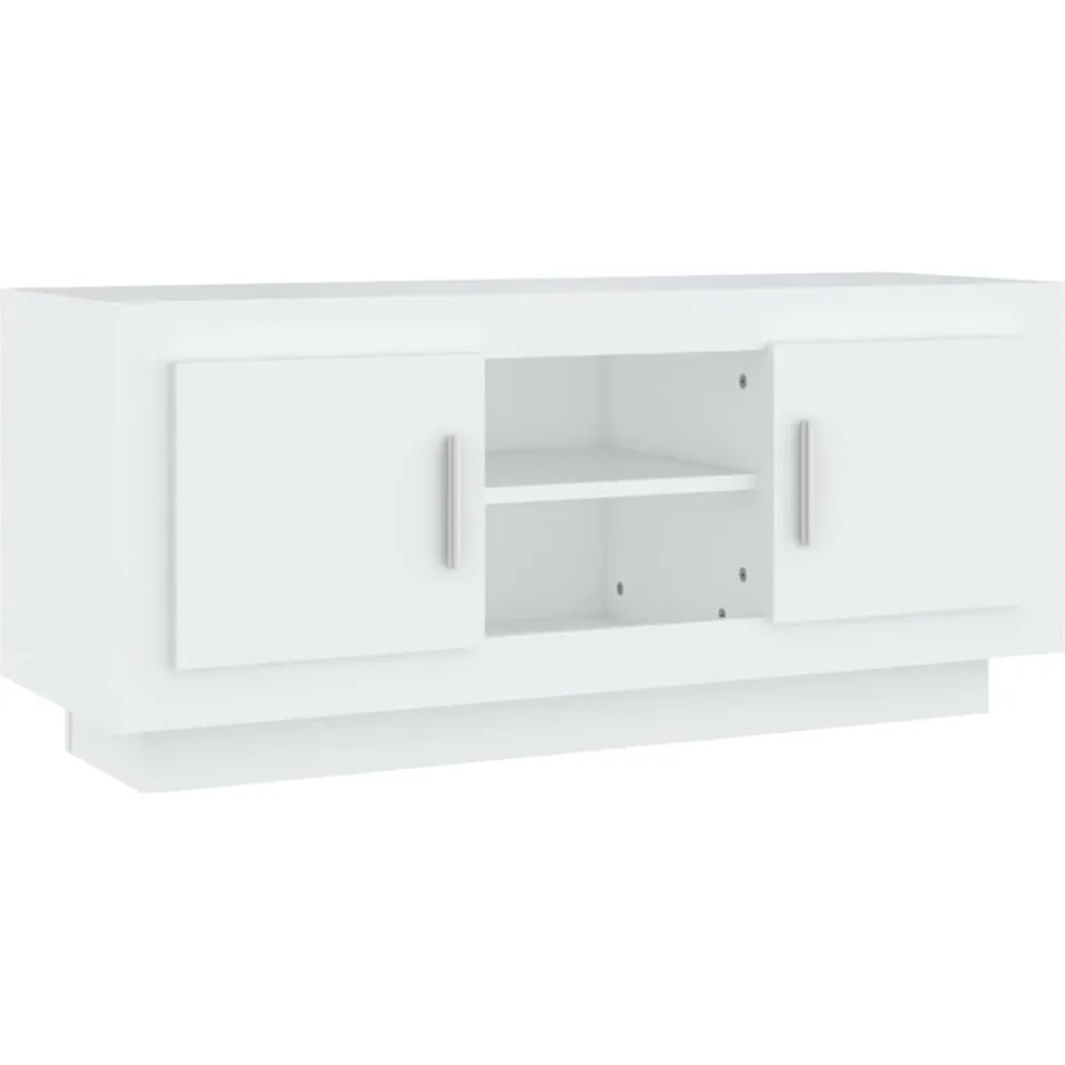 vidaXL Tv-meubel 102x35x45 cm bewerkt hout wit