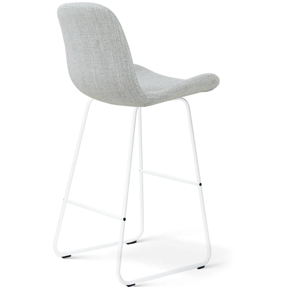Nolon Nino-Fé barkruk grijs melange - wit onderstel - 75 cm, foto 3
